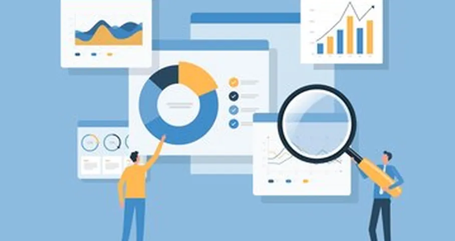 data analytics team working